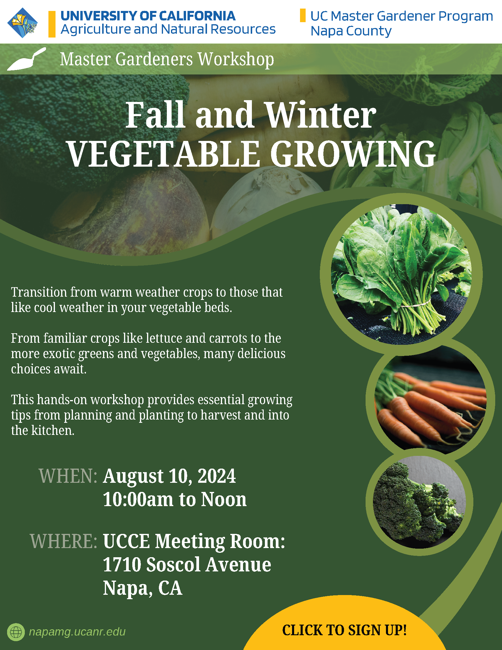 Click here for UCCE workshop!
